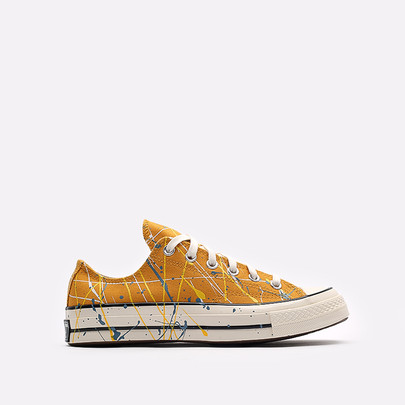 мужские желтые кеды Converse Chuck 70 OX 170804 - цена, описание, фото 1