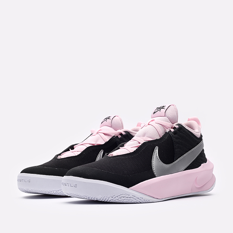 женские черные баскетбольные кроссовки Nike Team Hustle D 10 SE (GS) CW6735-003 - цена, описание, фото 3