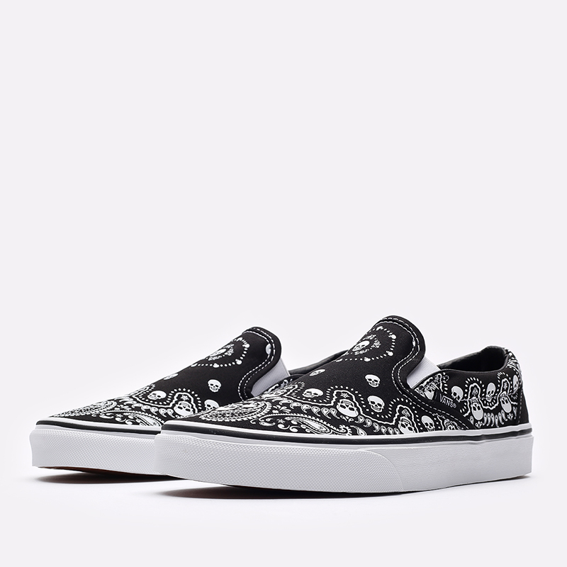 мужские черные кроссовки Vans Classic Slip-On VA33TBD9SM - цена, описание, фото 2