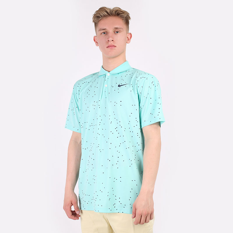   поло Nike Dri-FIT Victory Printed Golf Polo CU9841-307 - цена, описание, фото 1