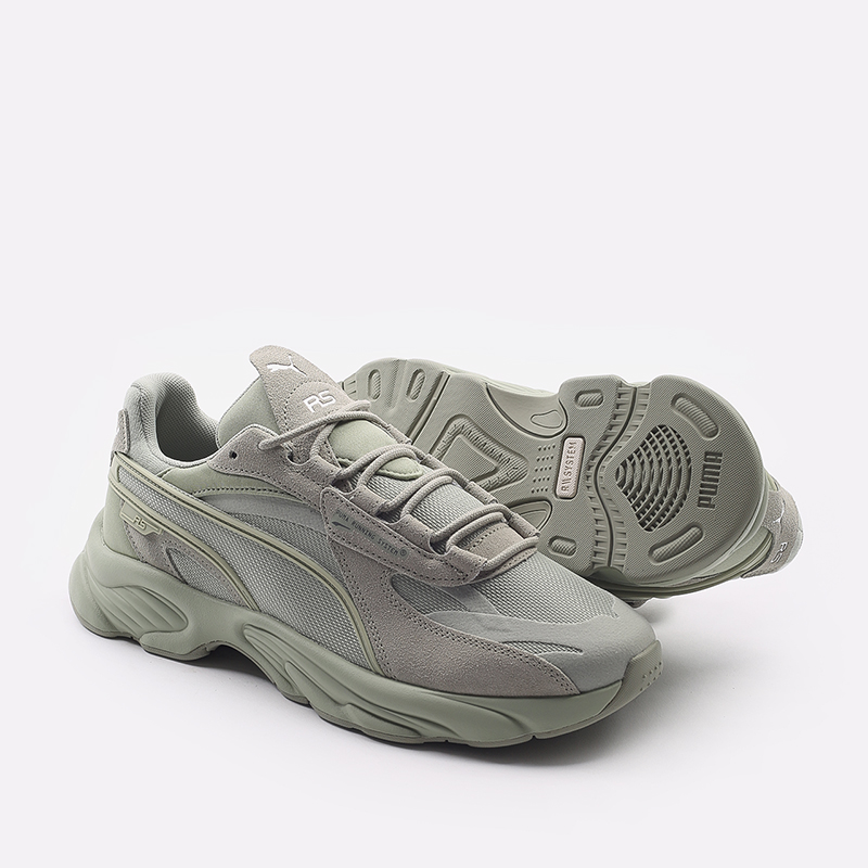 мужские салатовые кроссовки PUMA RS-Connect Mono 37515103 - цена, описание, фото 5