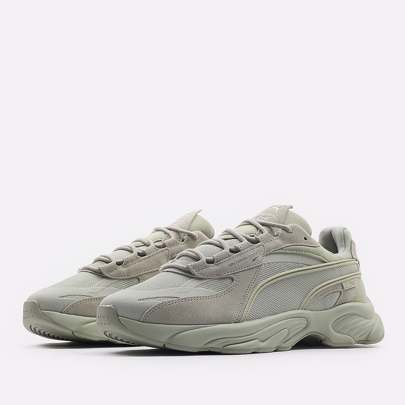 мужские салатовые кроссовки PUMA RS-Connect Mono 37515103 - цена, описание, фото 2