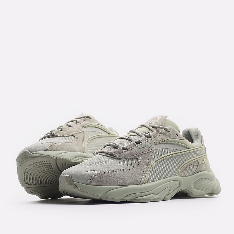 мужские салатовые кроссовки PUMA RS-Connect Mono 37515103 - цена, описание, фото 4