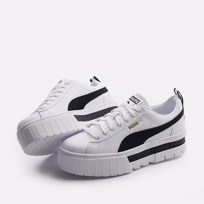 женские белые кроссовки PUMA Mayze Lth Wn`s 38198301 - цена, описание, фото 4