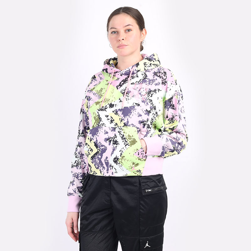 женская разноцветная толстовка Jordan Heatwave Women's Hoodie DD0409-676 - цена, описание, фото 1