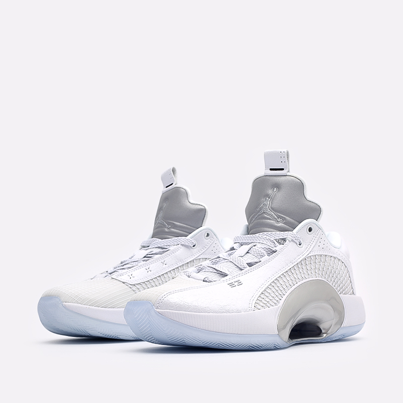 мужские белые баскетбольные кроссовки Jordan XXXV Low CW2460-100 - цена, описание, фото 4