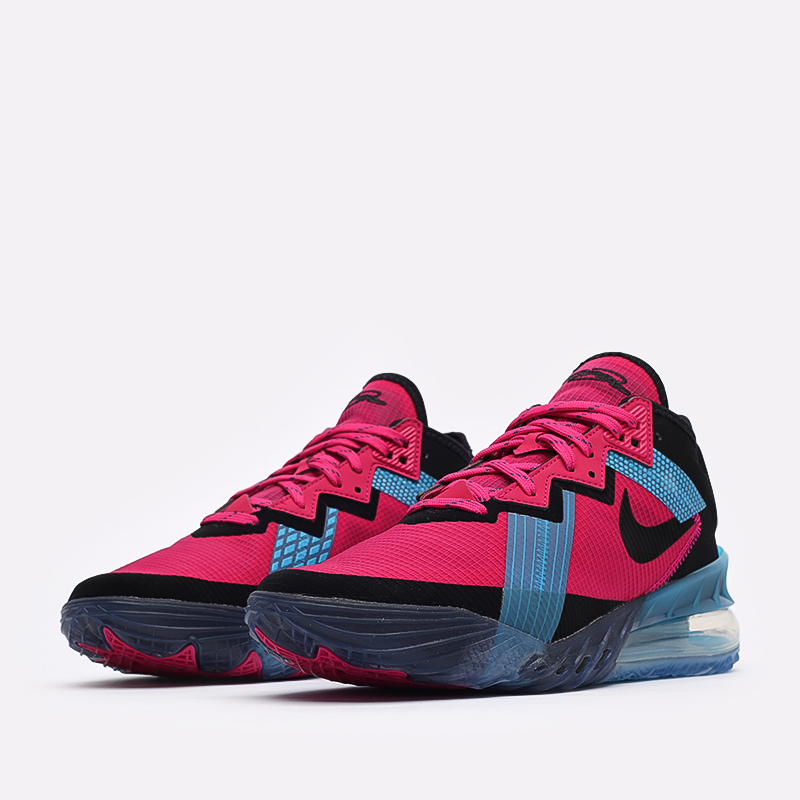 мужские черные баскетбольные кроссовки Nike Lebron XVIII Low CV7562-600 - цена, описание, фото 4