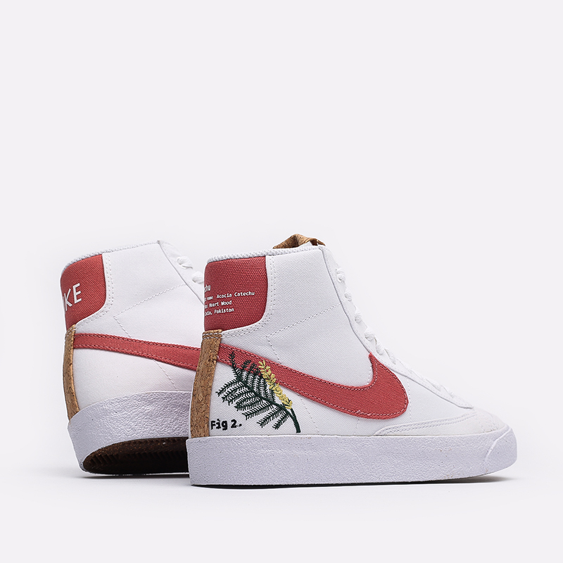 женские белые кроссовки Nike WMNS Blazer Mid '77 SE DC9265-101 - цена, описание, фото 3