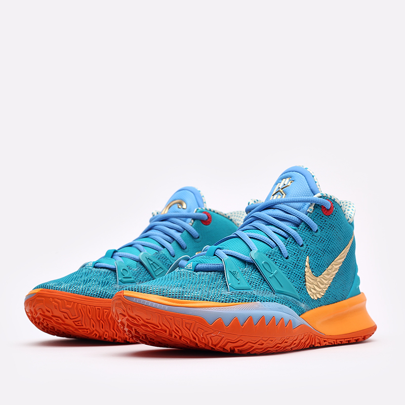 мужские голубые баскетбольные кроссовки Nike Kyrie 7 CNCPTS CT1135-900 - цена, описание, фото 4
