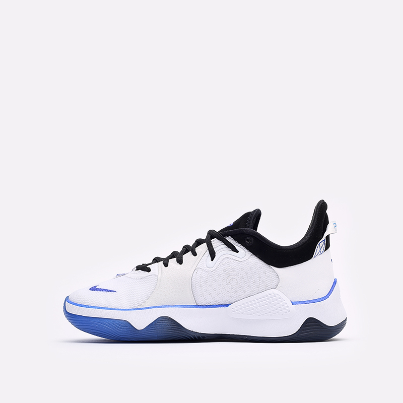 мужские белые баскетбольные кроссовки Nike PG 5 PS CW3144-100 - цена, описание, фото 2