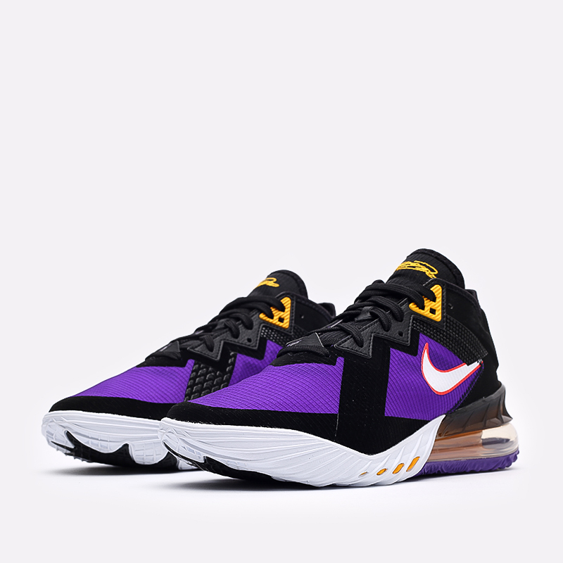 мужские черные баскетбольные кроссовки Nike Lebron XVIII Low CV7562-003 - цена, описание, фото 4