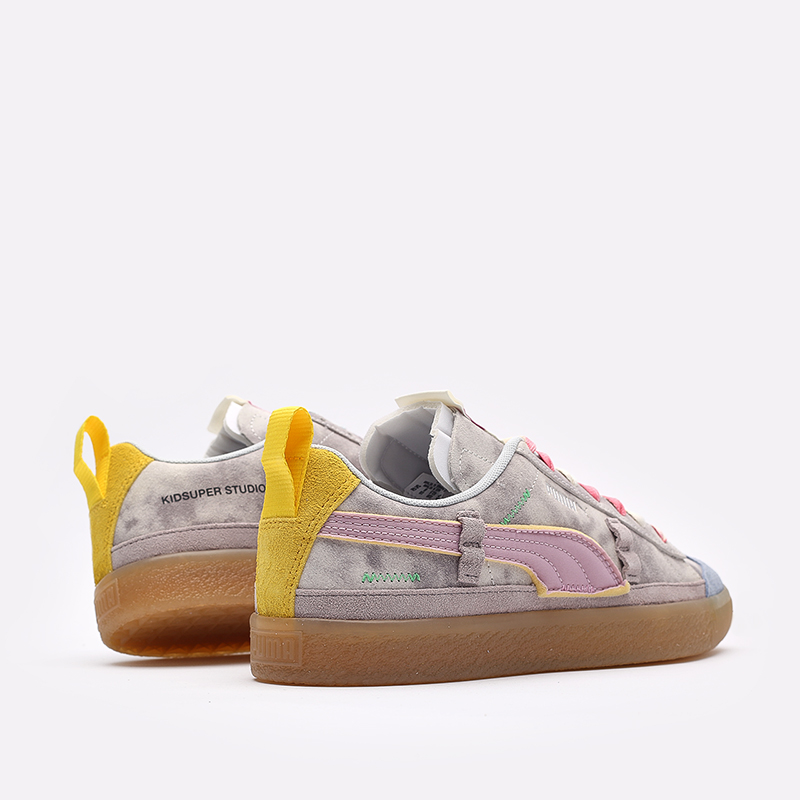 мужские разноцветные кроссовки PUMA Suede VTG x Kidsuper 38051301 - цена, описание, фото 3