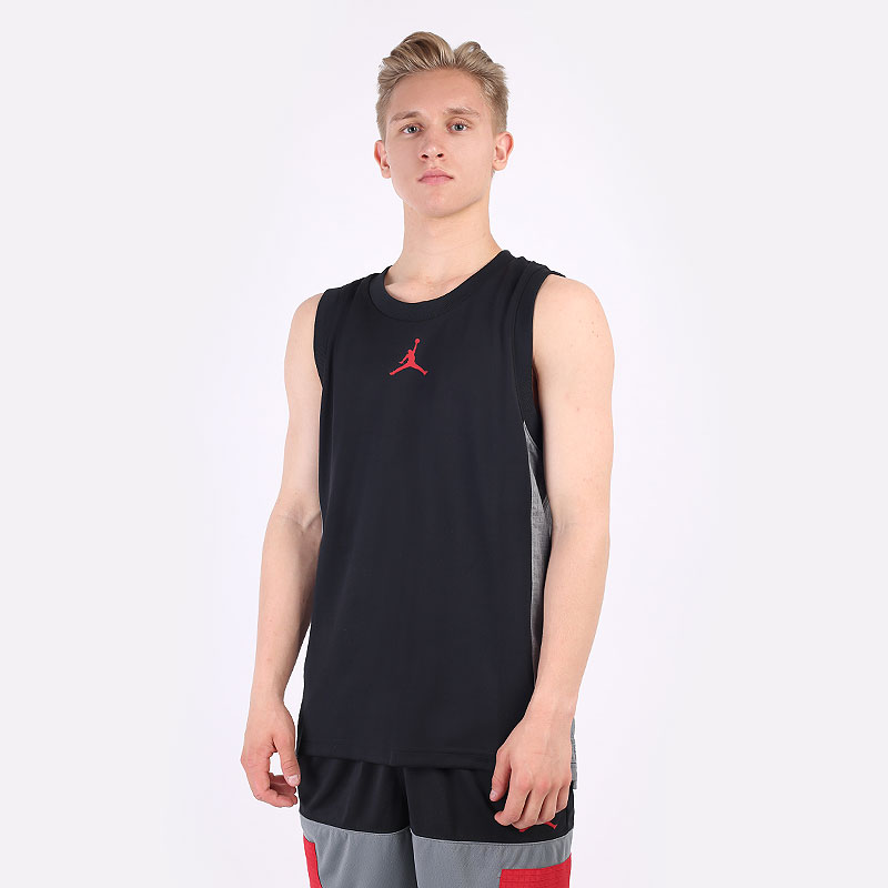 мужская черная майка Jordan Dri-FIT Air Statement Jersey CZ4741-010 - цена, описание, фото 1