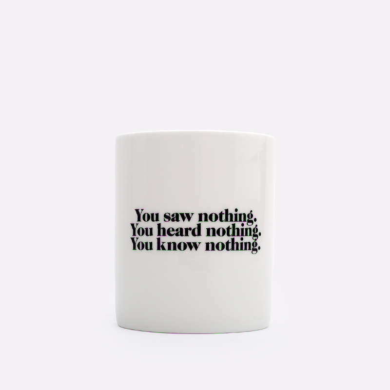 Кружка Carhartt WIP Nothing Mug (I029233-white)  - цена, описание, фото 2