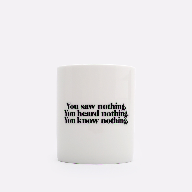  белая кружка Carhartt WIP Nothing Mug I029233-white - цена, описание, фото 2