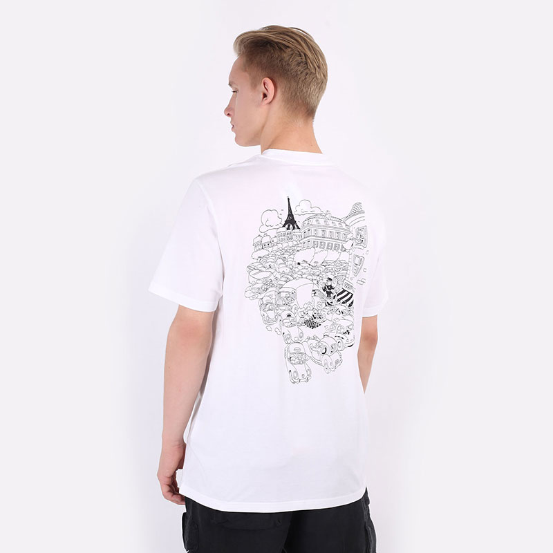 мужская белая футболка Carhartt WIP S/S Picnic In Paris T-Shirt I029932-white - цена, описание, фото 5