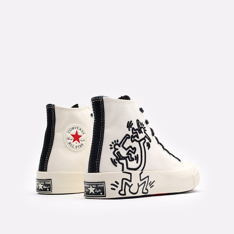  белые кеды Converse Chuck 70 Hi x Keith Haring 171858 - цена, описание, фото 3