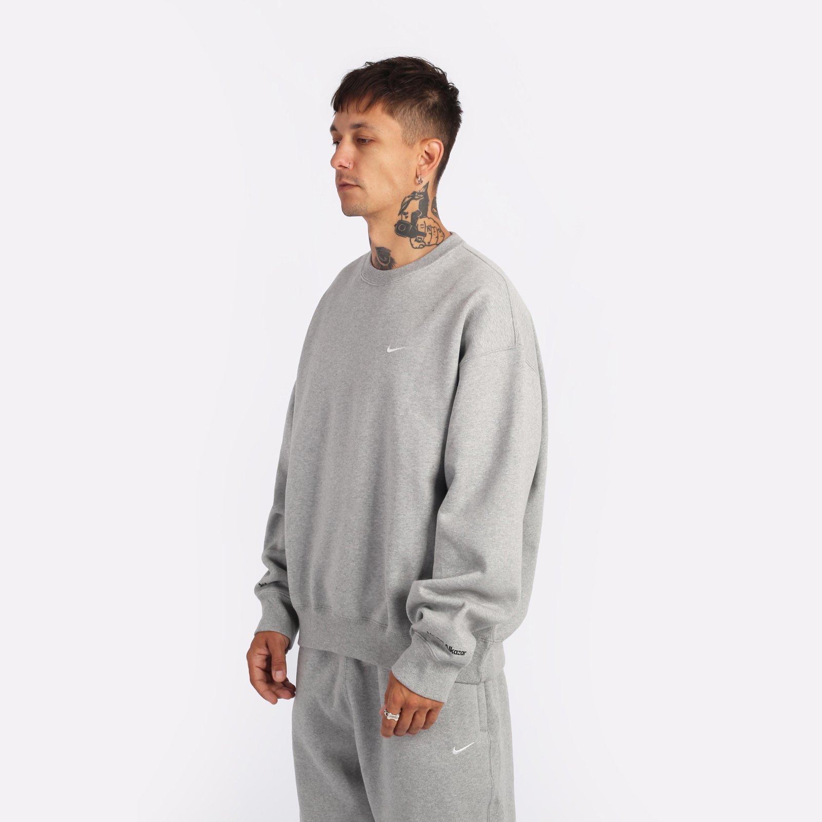 Мужская толстовка Nike NRG Crew Fleece (CV0554-063^)  - цена, описание, фото 3