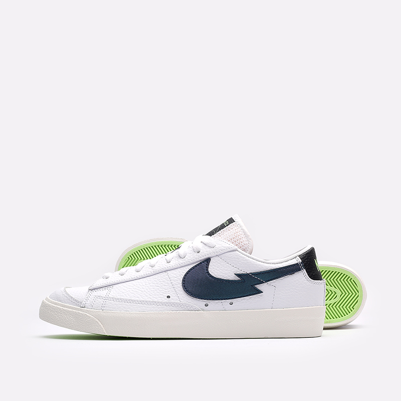 мужские белые кроссовки Nike Blazer Low '77 DJ6895-100 - цена, описание, фото 2