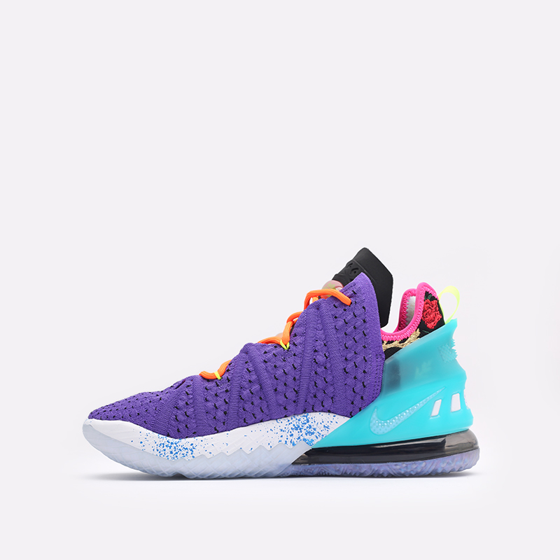  фиолетовые баскетбольные кроссовки Nike LeBron XVIII DM2813-500 - цена, описание, фото 2