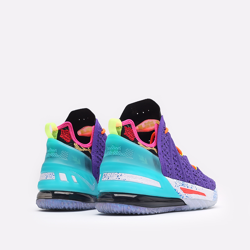  фиолетовые баскетбольные кроссовки Nike LeBron XVIII DM2813-500 - цена, описание, фото 3