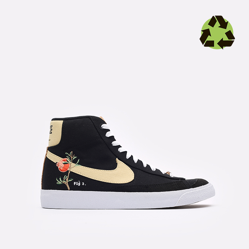 мужские черные кроссовки Nike Blazer Mid '77 CI1166-001 - цена, описание, фото 1