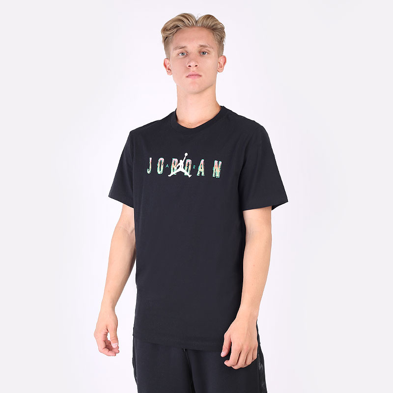 мужская черная футболка Jordan Short-Sleeve HBR T-Shirt CZ8083-010 - цена, описание, фото 1