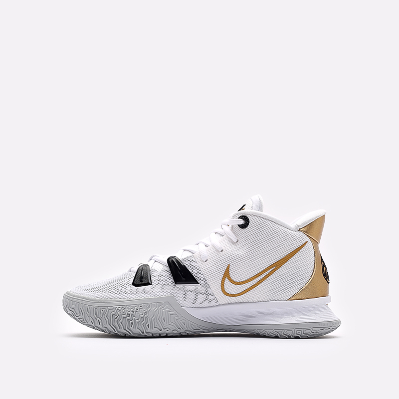  белые баскетбольные кроссовки Nike Kyrie 7 CQ9326-101 - цена, описание, фото 2