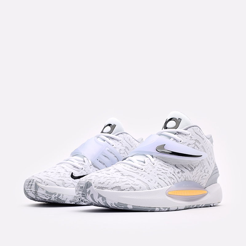 мужские белые баскетбольные кроссовки Nike KD14 CW3935-100 - цена, описание, фото 4