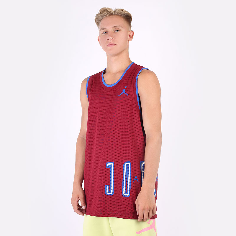 мужская бордовая майка Jordan Sport DNA Jersey DA7234-677 - цена, описание, фото 1