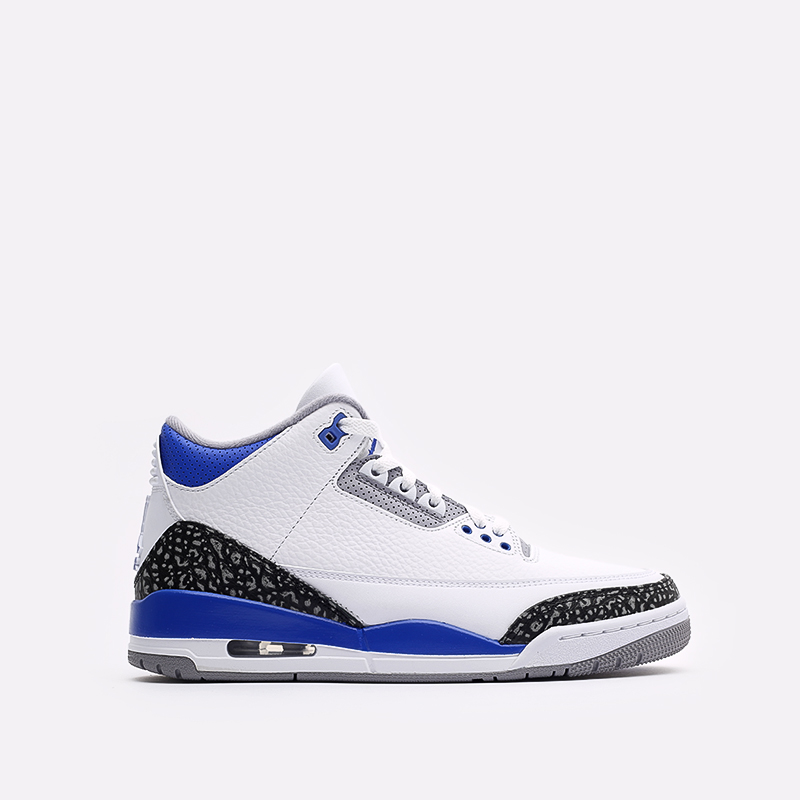 мужские белые кроссовки Jordan 3 Retro CT8532-145 - цена, описание, фото 1