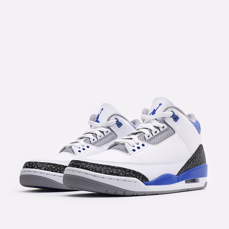 мужские белые кроссовки Jordan 3 Retro CT8532-145 - цена, описание, фото 4