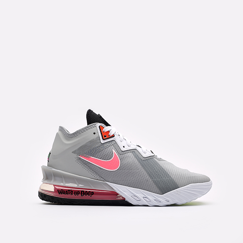 мужские серые баскетбольные кроссовки Nike Lebron XVIII Low CV7562-005 - цена, описание, фото 1