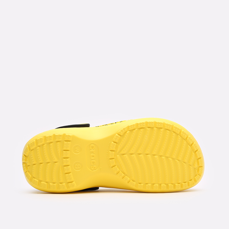 женские желтые сланцы Crocs Classic Platform Smiley Clog W 207233-90H - цена, описание, фото 5