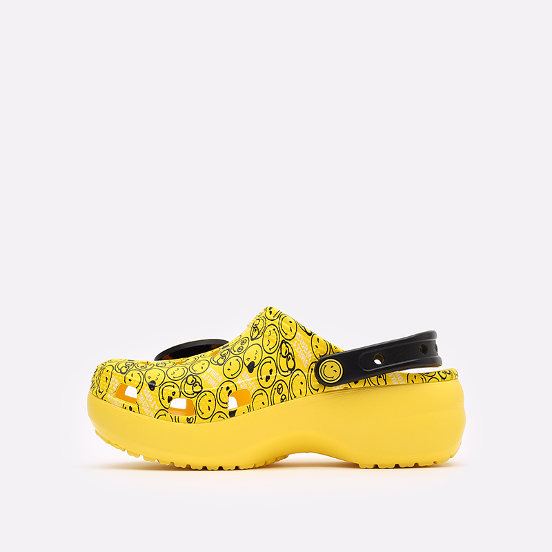 Женские сланцы Crocs Classic Platform Smiley Clog W (207233-90H)  - цена, описание, фото 2