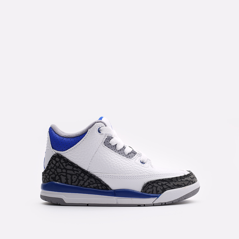 детские белые кроссовки Jordan 3 Retro (PS) 429487-145 - цена, описание, фото 1