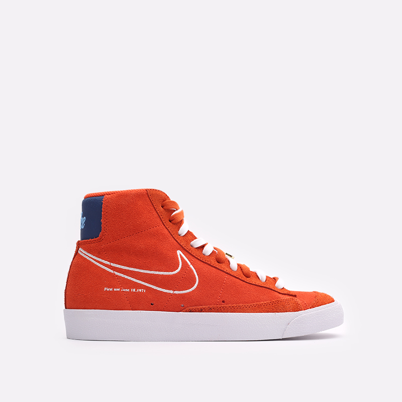 мужские оранжевые кроссовки Nike Blazer Mid '77 DC3433-800 - цена, описание, фото 1