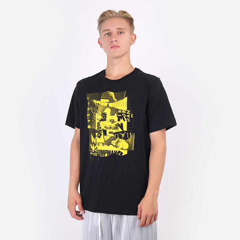 мужская черная футболка Jordan Jumpman Flight Short-Sleeve T-Shirt DA9879-011 - цена, описание, фото 1