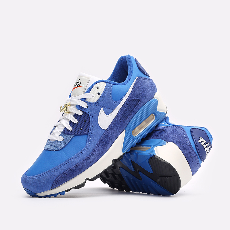 мужские синие кроссовки Nike Air Max 90 SE DB0636-400 - цена, описание, фото 2