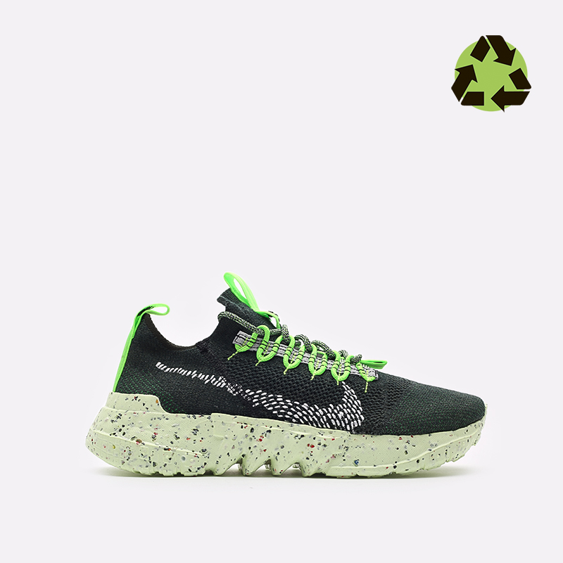 мужские зеленые кроссовки Nike Space Hippie 01 DJ3056-300 - цена, описание, фото 1