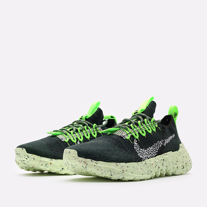 мужские зеленые кроссовки Nike Space Hippie 01 DJ3056-300 - цена, описание, фото 4