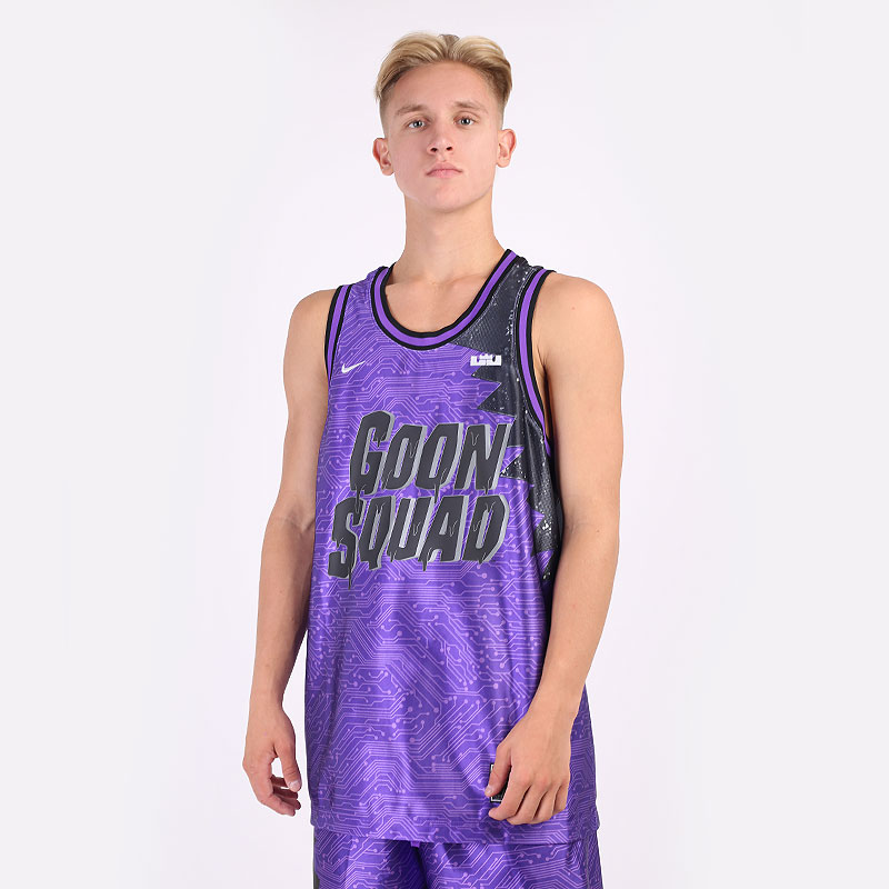 мужская фиолетовая майка Nike LeBron x Space Jam: A New Legacy `Goon Squad` Jersey DJ3872-560 - цена, описание, фото 1