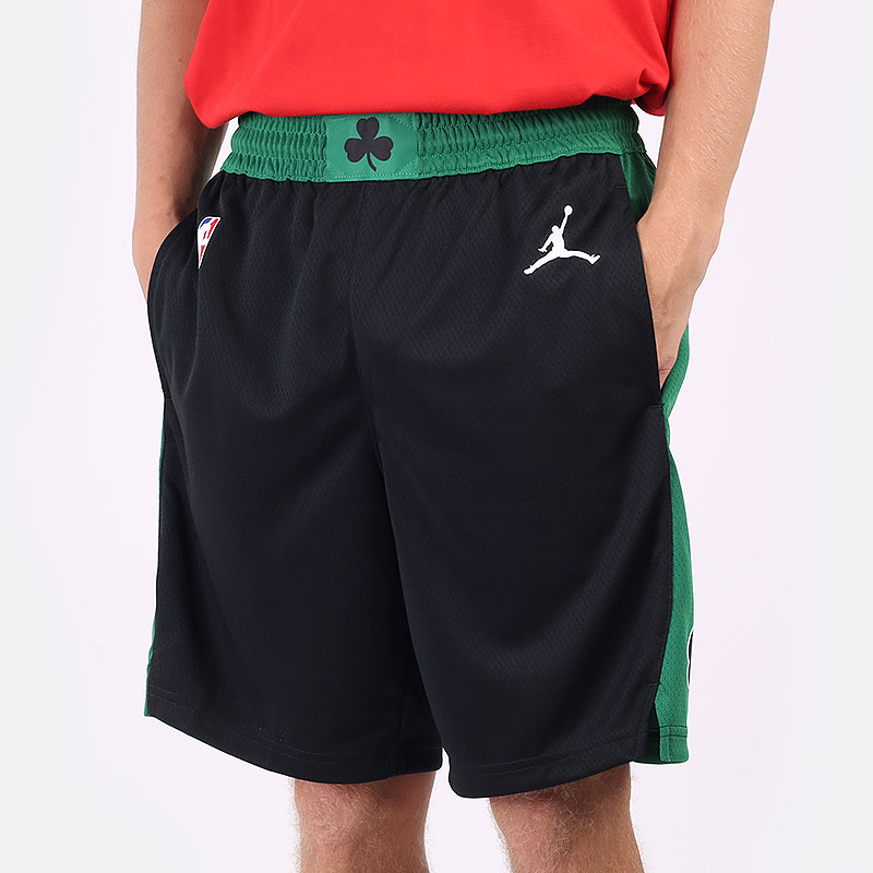 мужские черные шорты  Jordan Celtics Statement Edition 2020 NBA Swingman Short CV9553-010 - цена, описание, фото 1