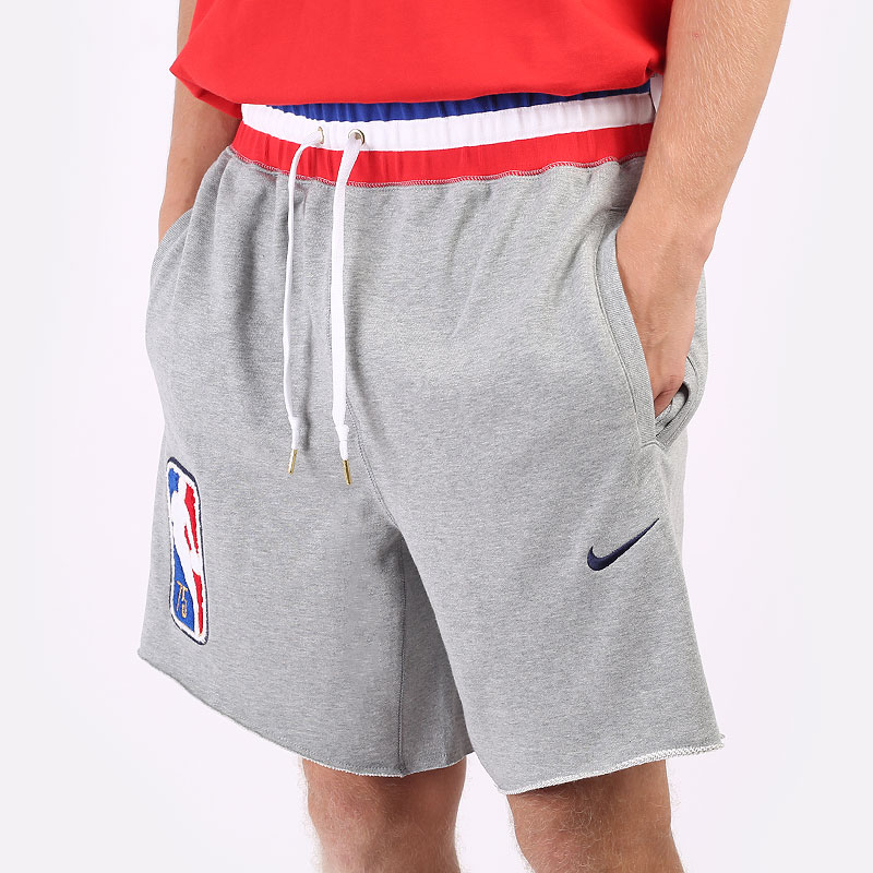 мужские серые шорты  Nike Team 31 Courtside NBA Shorts DB1785-063 - цена, описание, фото 1