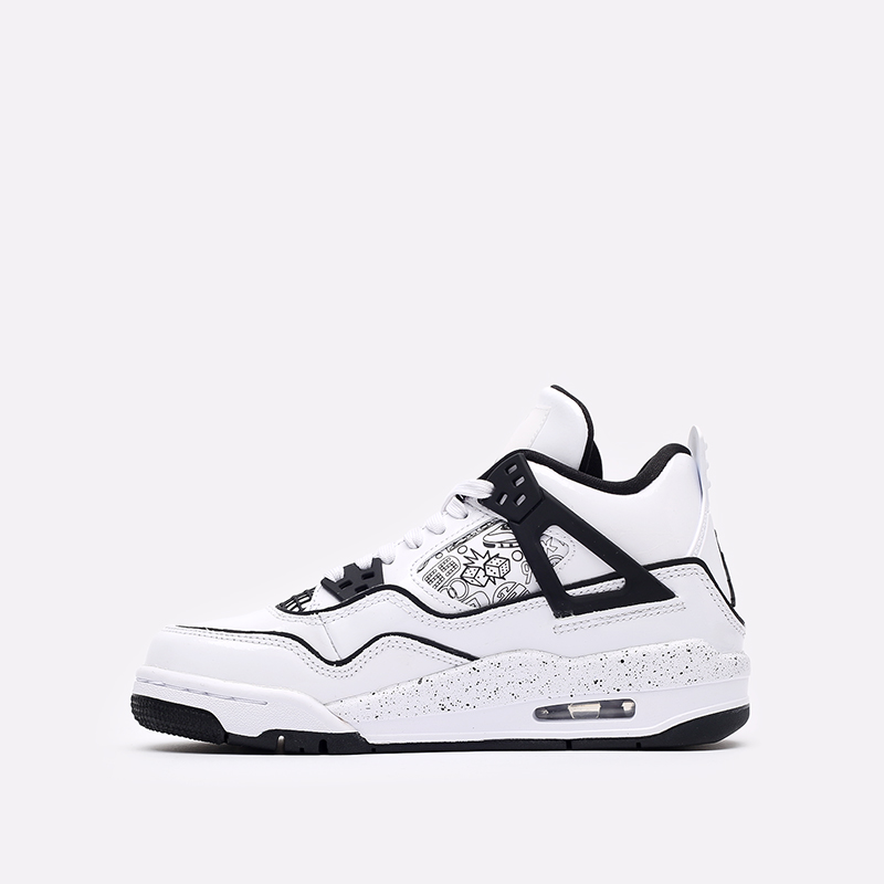 женские белые кроссовки Jordan 4 Retro SE (GS) DC4101-100 - цена, описание, фото 2