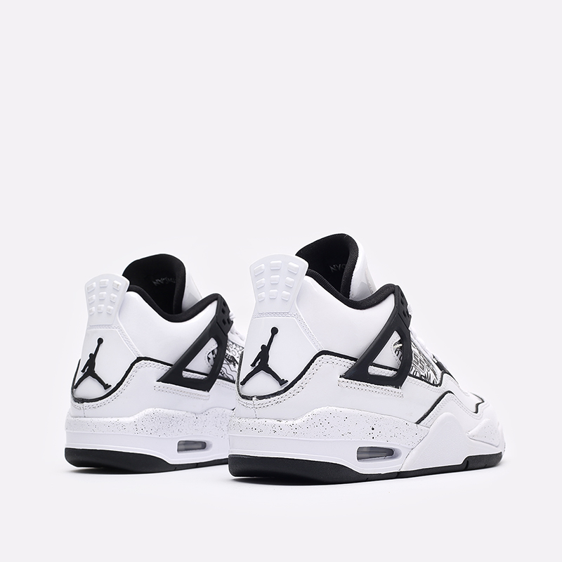 женские белые кроссовки Jordan 4 Retro SE (GS) DC4101-100 - цена, описание, фото 3