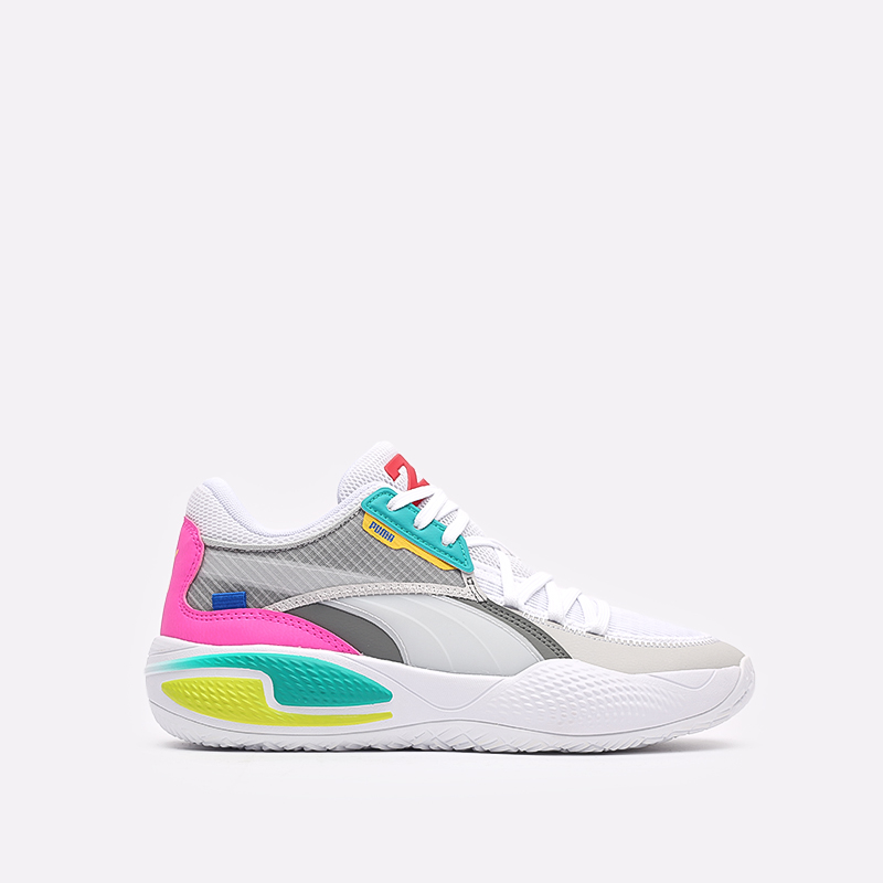  белые баскетбольные кроссовки PUMA Court Rider 2K 37631301 - цена, описание, фото 1