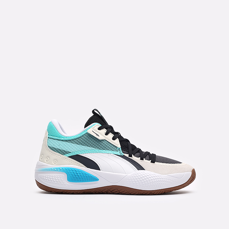 мужские разноцветные баскетбольные кроссовки PUMA Court Rider Summer Days 19566201 - цена, описание, фото 1