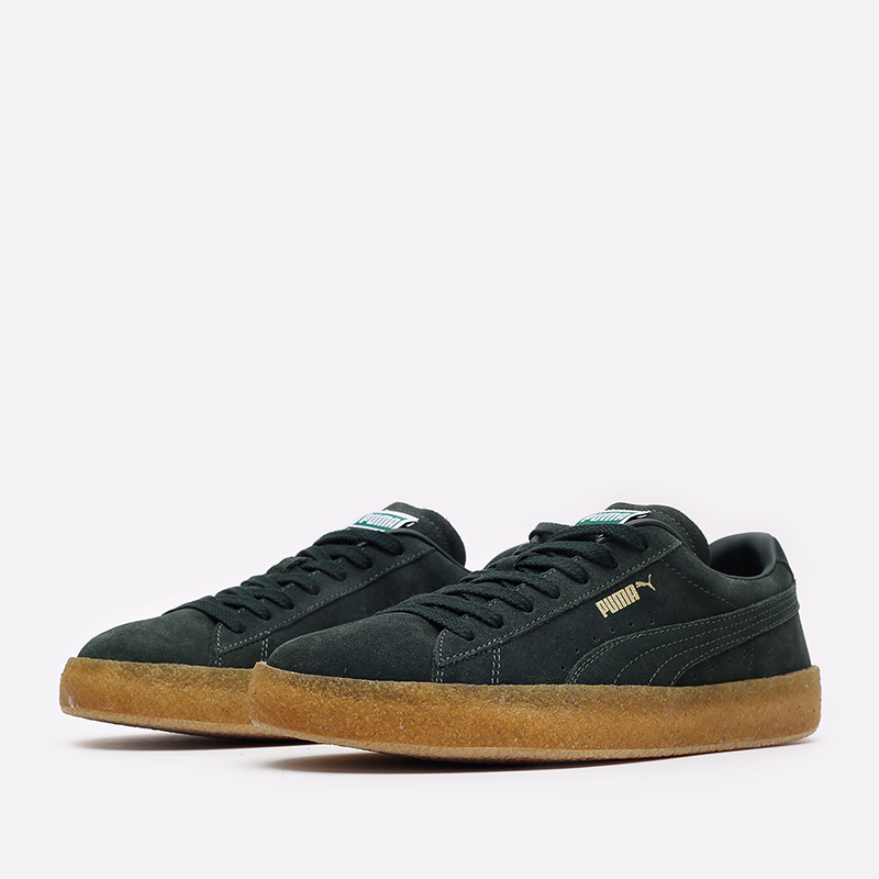 мужские зеленые кроссовки PUMA Suede Crepe 38070704 - цена, описание, фото 2