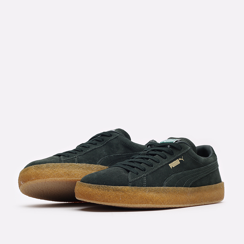 мужские зеленые кроссовки PUMA Suede Crepe 38070704 - цена, описание, фото 4